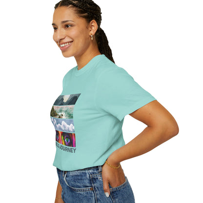 Solo Journeys Signature - Vintage Aesthetic Outfit, Oversized Boho Tshirt 07
