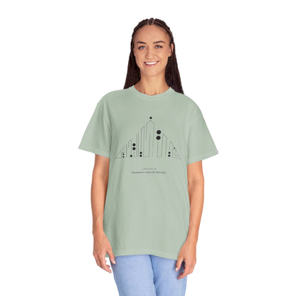 Parallel Lines Graphic Art - Vintage Aesthetic Outfit Pullover, Oversized Boho Tshirt 32