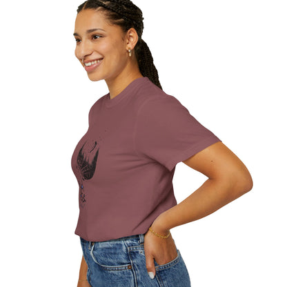 Once in a full moon - Spring Oversized Tshirt, Casual Boho Pullover for Women and Men