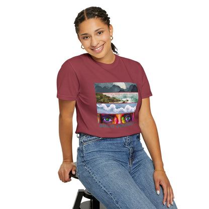 Solo Journeys Signature - Vintage Aesthetic Outfit, Oversized Boho Tshirt 07