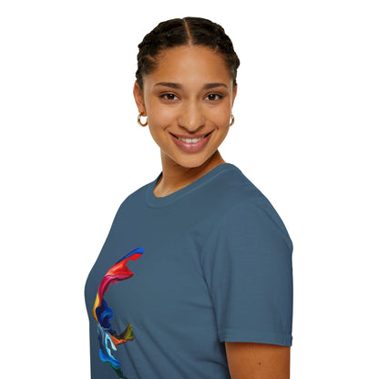 Face Art Masterpiece- Unisex Softstyle Sustainable T-Shirt