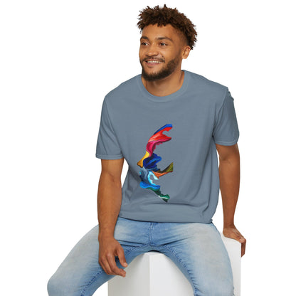 Face Art Masterpiece- Unisex Softstyle Sustainable T-Shirt