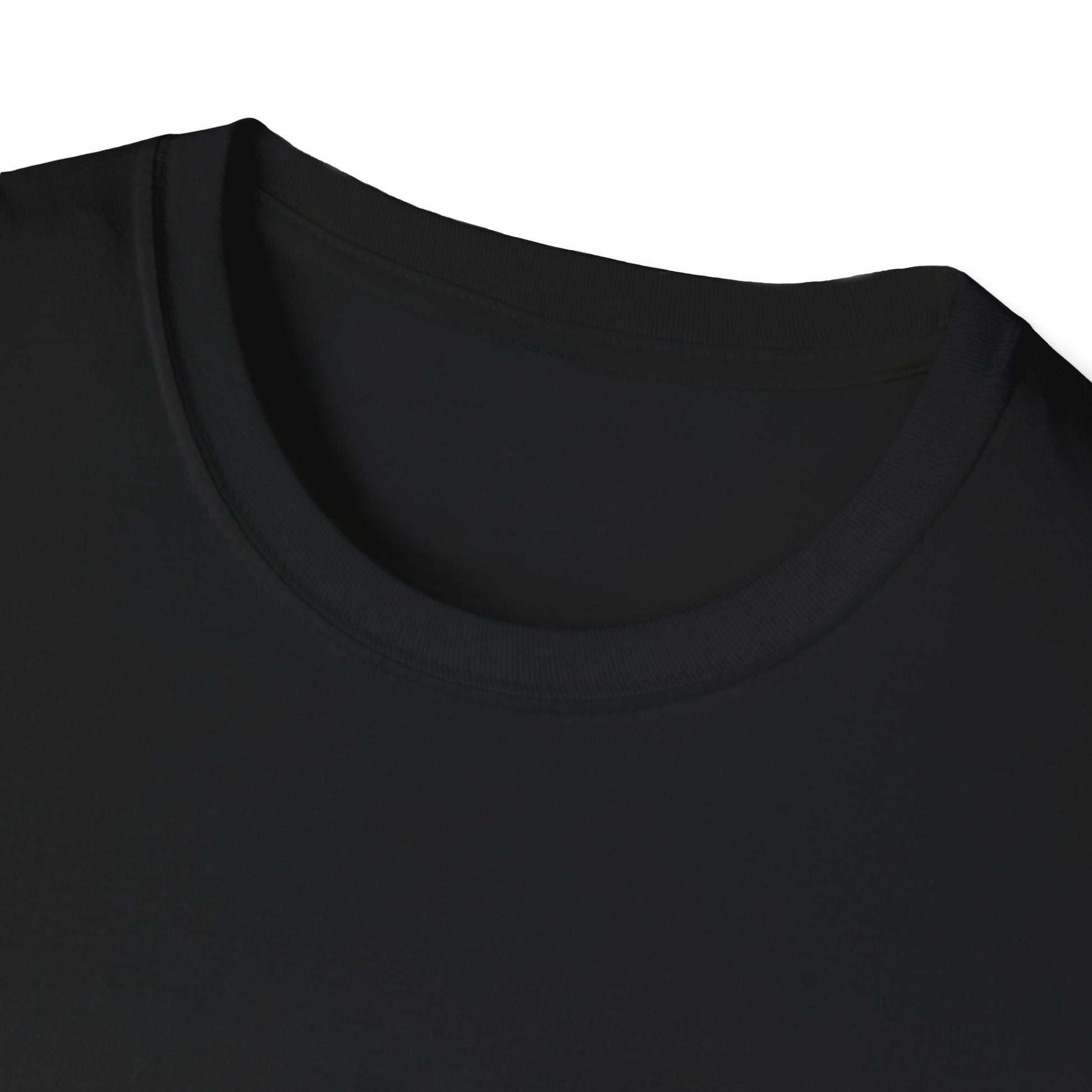 Detail shot of the vibrant print on the Unisex Minimalist Line Art T-Shirt, designed to last through multiple washes.