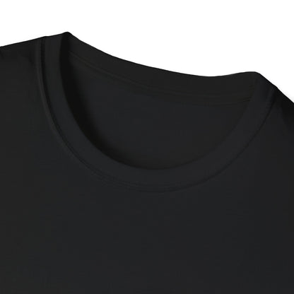 Detail shot of the vibrant print on the Unisex Minimalist Line Art T-Shirt, designed to last through multiple washes.