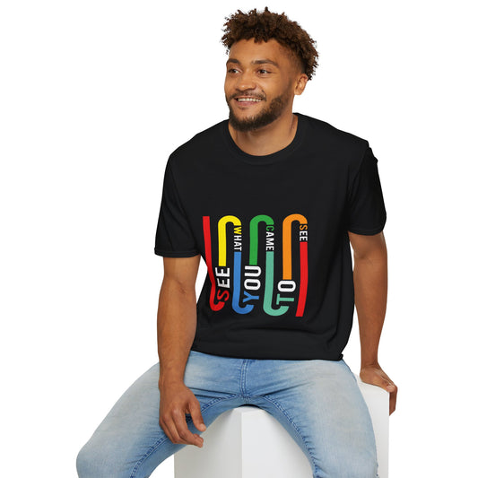 Unisex Organic Cotton Softstyle T-Shirt showcasing breathable comfort and sustainable fashion essentials.