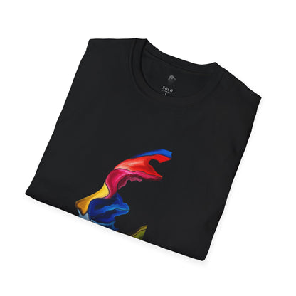 Face Art Masterpiece- Unisex Softstyle Sustainable T-Shirt