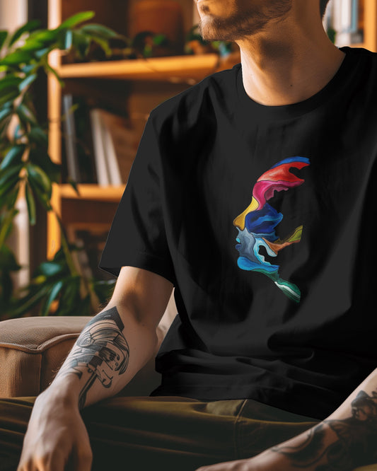 Face Art Masterpiece- Unisex Softstyle Sustainable T-Shirt