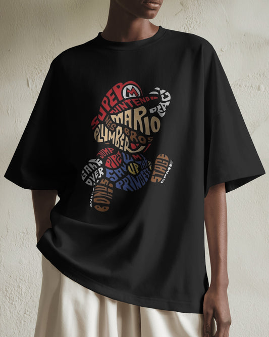 Marioo Game Artistic Pattern - Unisex Softstyle T-Shirt