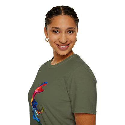 Face Art Masterpiece- Unisex Softstyle Sustainable T-Shirt