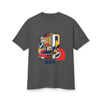 Rick and Morty Futuristic Hub by Solo Journey - Unisex Garment-Dyed Heavyweight Cotton Tee