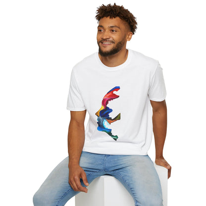 Face Art Masterpiece- Unisex Softstyle Sustainable T-Shirt