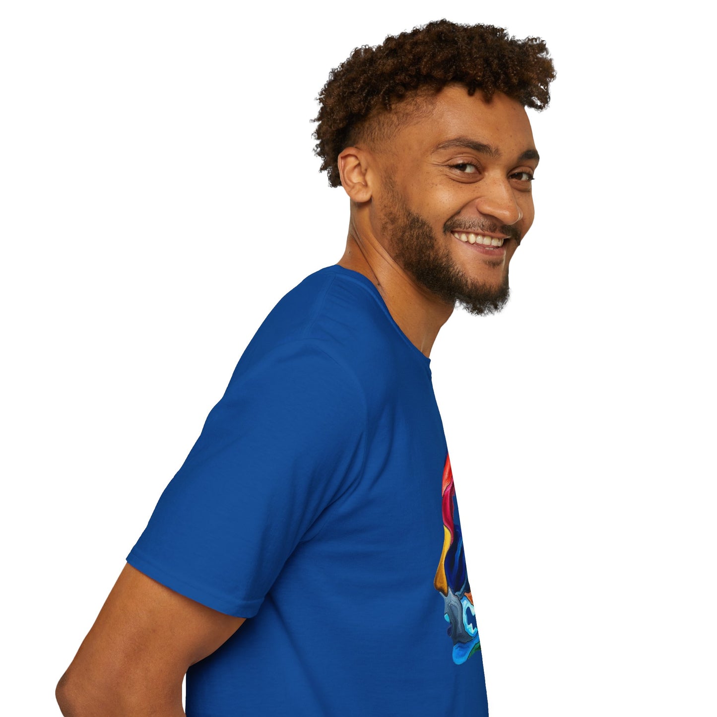 Face Art Masterpiece- Unisex Softstyle Sustainable T-Shirt