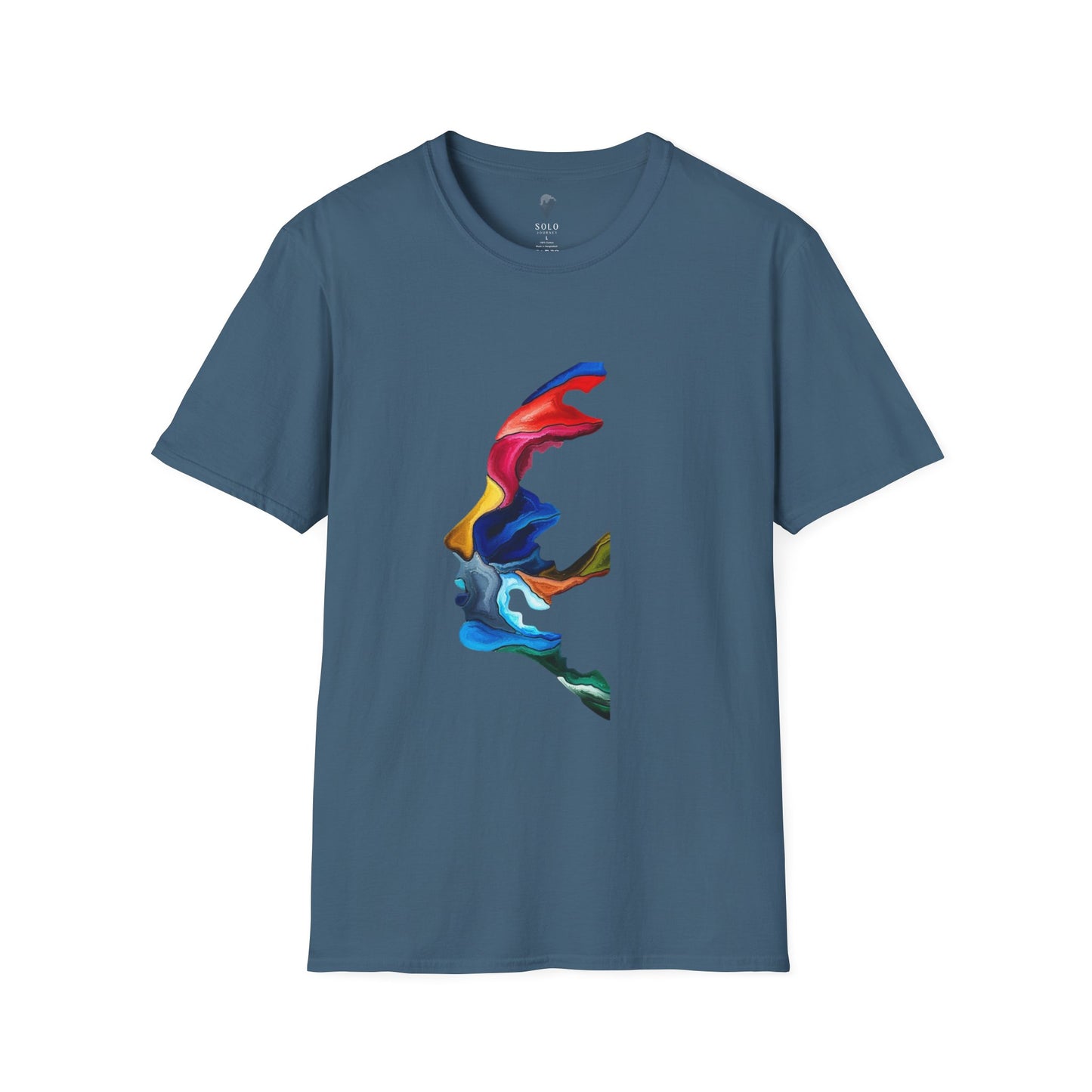 Face Art Masterpiece- Unisex Softstyle Sustainable T-Shirt