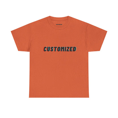 Personalized Unisex Heavy Cotton Tee - CUSTOMIZED Casual Wear