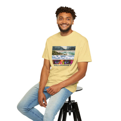 Solo Journeys Signature - Vintage Aesthetic Outfit, Oversized Boho Tshirt 07