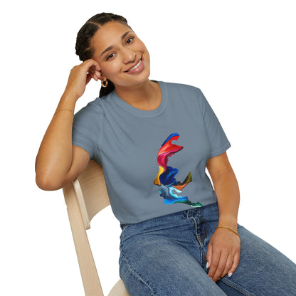 Face Art Masterpiece- Unisex Softstyle Sustainable T-Shirt