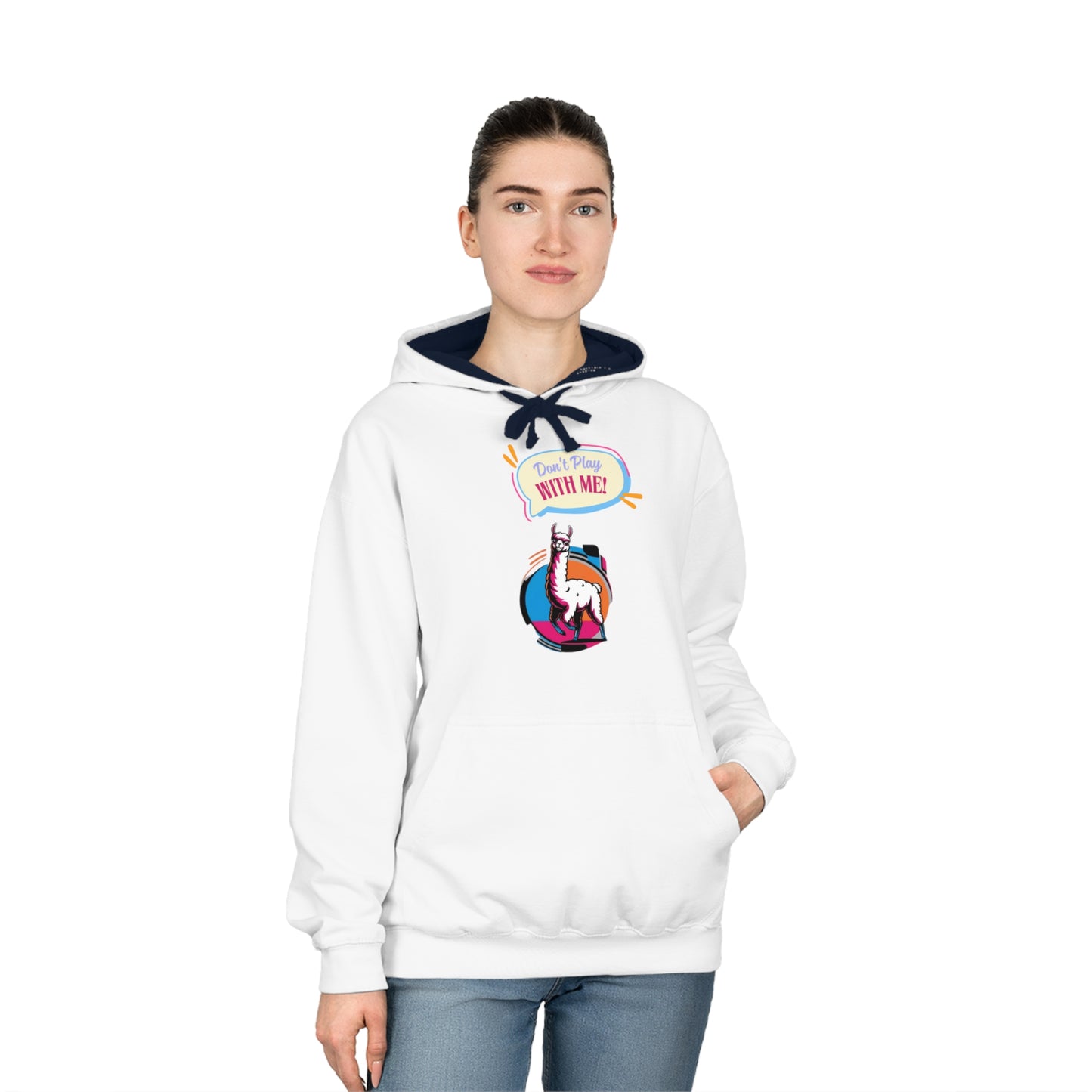 Unisex Varsity Hoodie - Graphic Dont play with me