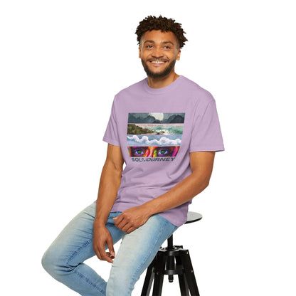 Solo Journeys Signature - Vintage Aesthetic Outfit, Oversized Boho Tshirt 07