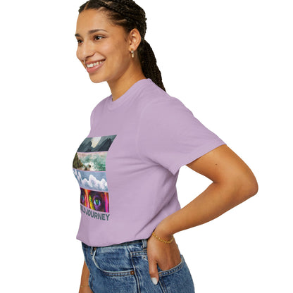 Solo Journeys Signature - Vintage Aesthetic Outfit, Oversized Boho Tshirt 07