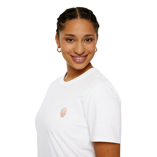 Unisex Organic Cotton Softstyle T-Shirt - Minimalist, Eco-Friendly & Comfortable Fashion in light natural tones