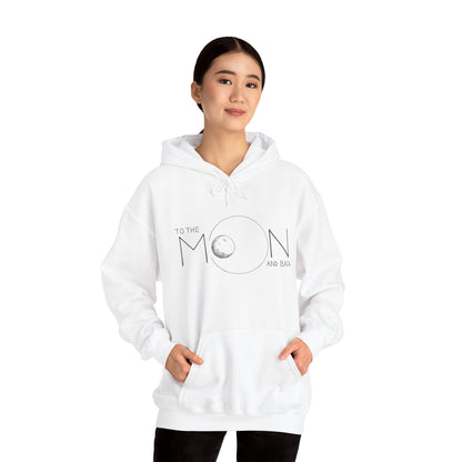 To the moon! - Festive Rodeo Outfit, Boho Western Sweatshirt, Holiday Design Pullover, Art Comfort Hoodie