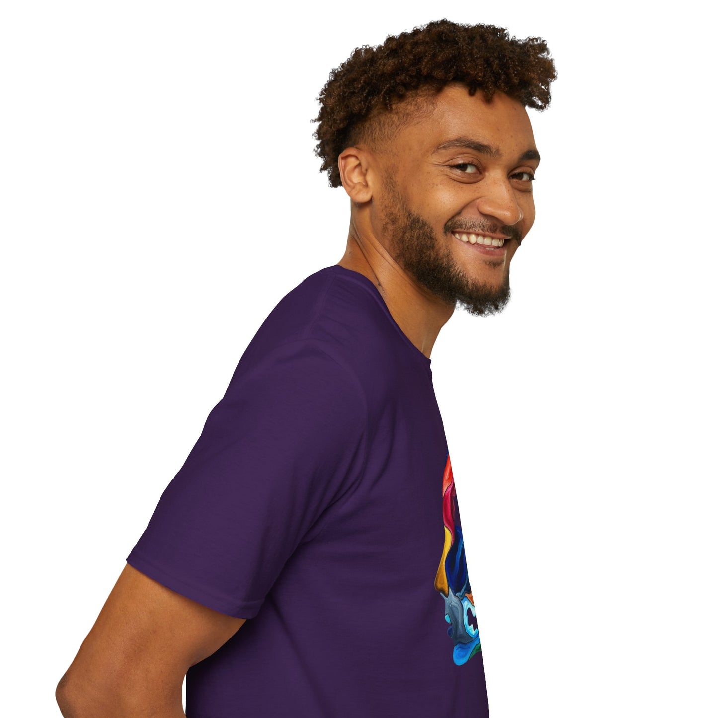 Face Art Masterpiece- Unisex Softstyle Sustainable T-Shirt